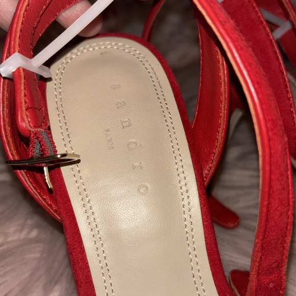 **SOLD** Red Sandro Heels - Picture 2 of 7